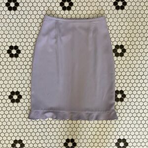 Women Yansi Fugel Skirt Size:6 Lilac Purple Straight Pencil Slip/lining